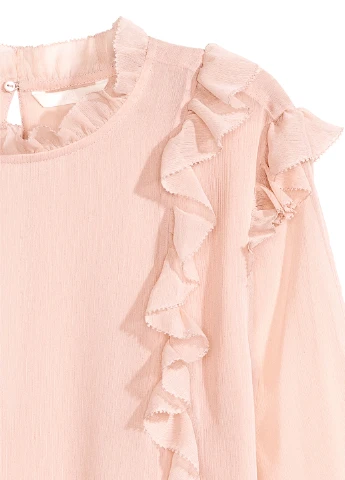 Блідо-рожева блуза H&M