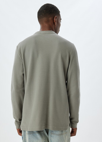 Серый демисезонный кэжуал лонгслив KOTON однотонный