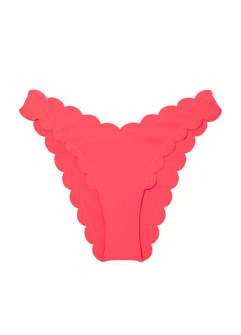 Лососевые купальные трусики-плавки однотонные Victoria's Secret