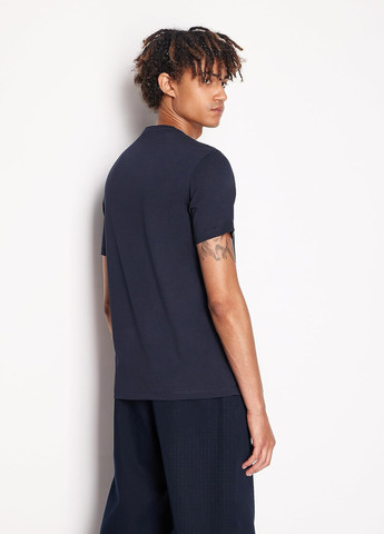 Темно-синя футболка Armani Exchange