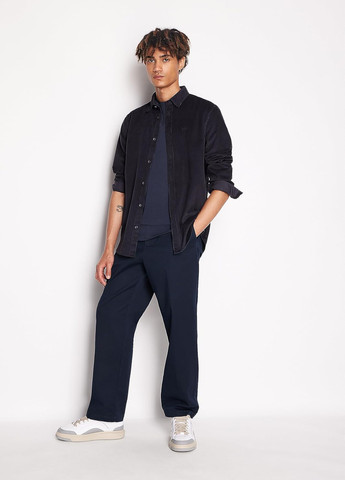 Темно-синя футболка Armani Exchange