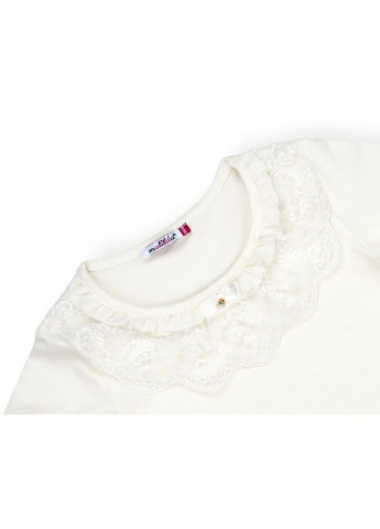 Кофта з мереживною оборкою (4802-140G-cream) Matilda (251313789)
