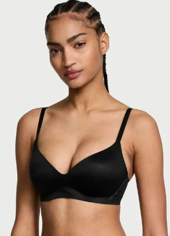 Чорний демісезонний комплект (бюстгальтер, трусики) Victoria's Secret