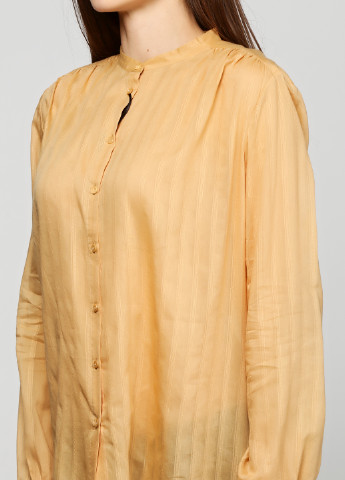 Бежевая демисезонная блуза Massimo Dutti