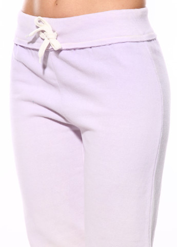 Сиреневые кэжуал демисезонные зауженные брюки Pink Woman