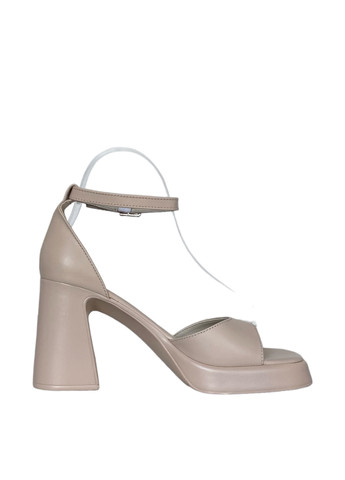Бежевые босоножки Vanessa с ремешком