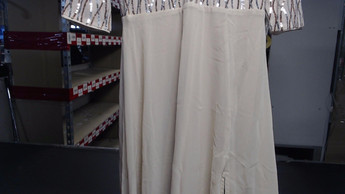 Бежева коктейльна, кежуал сукня кльош SHEIN троянди