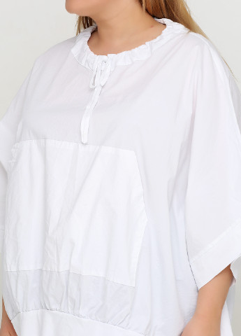 Белая демисезонная блуза Italy Moda