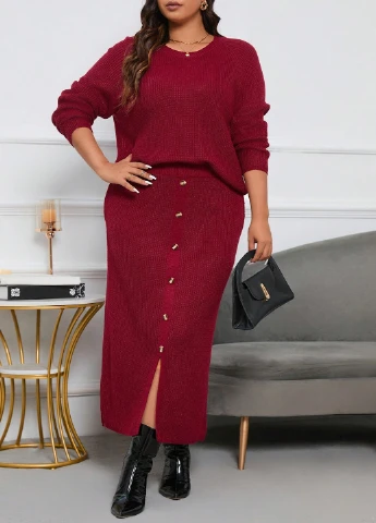 Костюм (свитер, юбка) SHEIN (322852433)