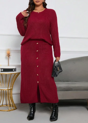 Костюм (свитер, юбка) SHEIN (322852433)