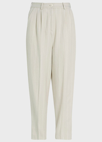 Светло-бежевые кэжуал демисезонные прямые брюки Tommy Hilfiger