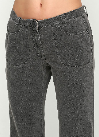 Серые кэжуал демисезонные прямые брюки Murphy & Nye
