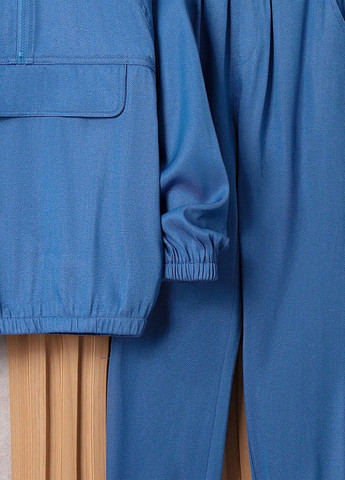 Синий демисезонный костюм (реглан, брюки) SHEIN