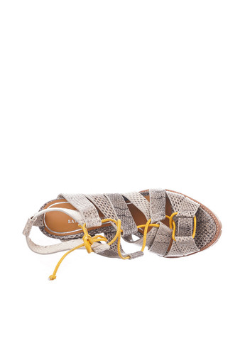 Серые босоножки Ralph Lauren на шнурках