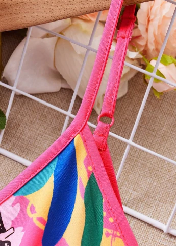 Розовое кэжуал платье а-силуэт SHEIN с абстрактным узором
