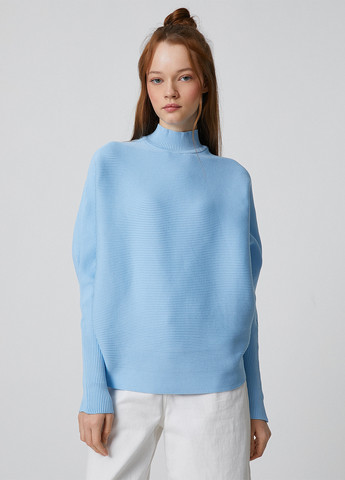 Голубой демисезонный свитер KOTON