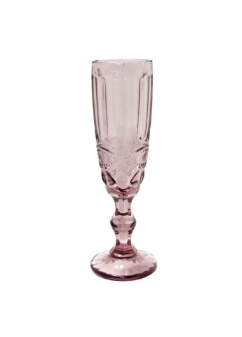 Бокал для шампанського Вінтаж 34215-14-3 180 мл рожевий Olens (253583784)