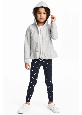 Комбинированные демисезонные леггинсы H&M