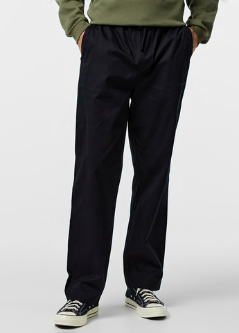 Черные кэжуал, спортивные демисезонные прямые брюки Les Benjamins