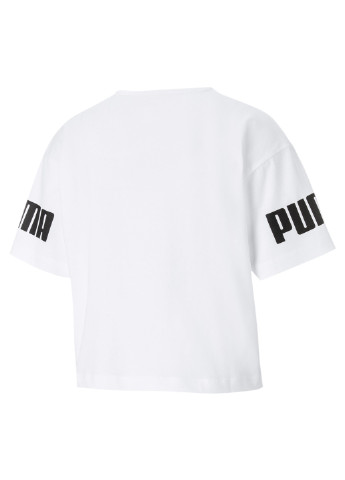Біла всесезон футболка cropped women's tee Puma