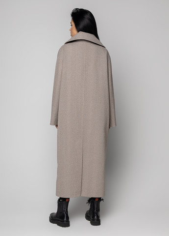 Темно-бежеве демісезонне Пальто двобортне O`zona milano