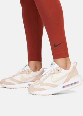 Терракотовые демисезонные леггинсы dm4651-832 Nike
