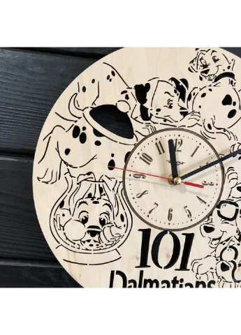 Настенные часы из дерева в детскую «101 далматинец» 7Arts (253567312)