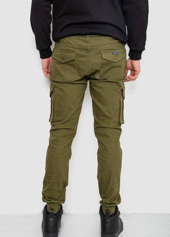 Хаки кэжуал демисезонные карго брюки Ager