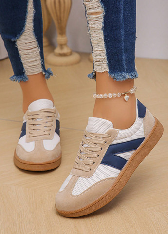 Кроссовки SHEIN бежевые демисезоны (338186995)