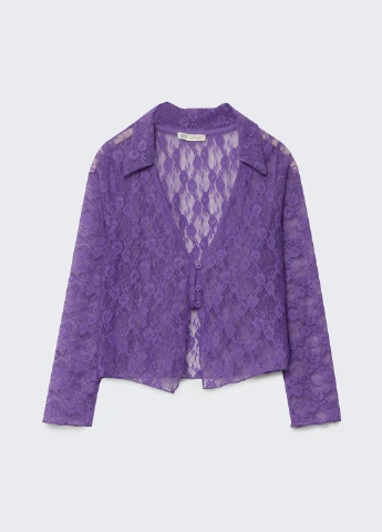 Фиолетовая блуза Stradivarius