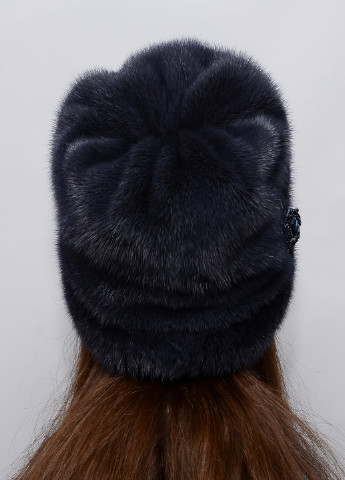 Женская норковая шапка кубанка Меховой Стиль камелия (207170934)