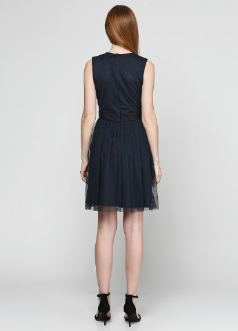 Темно-синя коктейльна плаття, сукня Lace & Beads однотонна