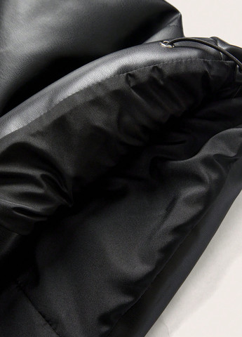 Черная зимняя куртка SHEIN