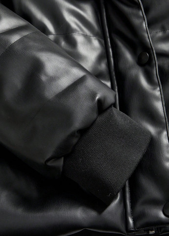 Черная зимняя куртка SHEIN