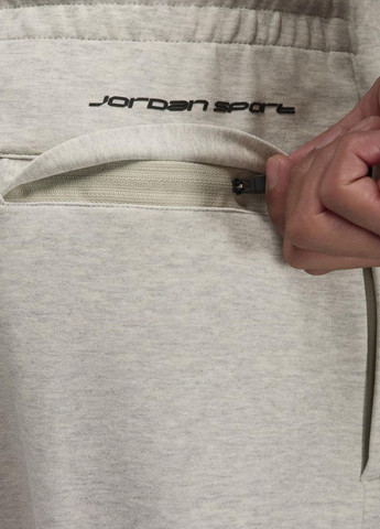 Бежевые спортивные демисезонные прямые брюки Jordan