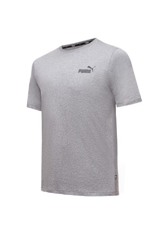 Серая футболка essentials small logo men's tee Puma