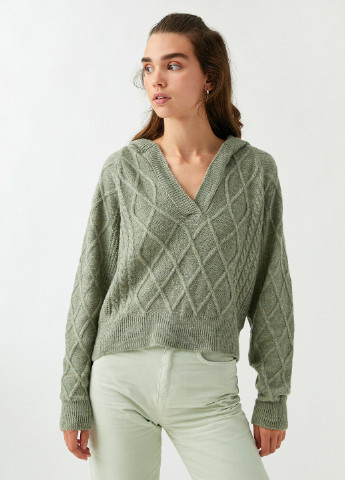 Светло-зеленый демисезонный свитер KOTON