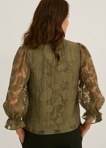 Оливковая (хаки) демисезонная блуза C&A