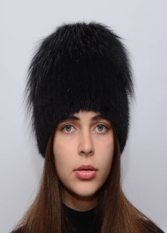 Женская шапка из меха норки Меховой Стиль звездочка (198101766)