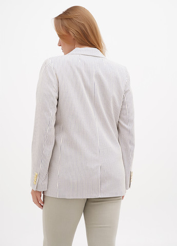 Айвори женский жакет J.Crew полосатый - демисезонный