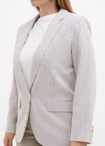 Айвори женский жакет J.Crew полосатый - демисезонный