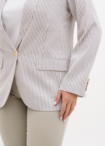 Айвори женский жакет J.Crew полосатый - демисезонный