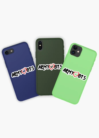 Чохол силіконовий Apple Iphone Xr БТС (BTS) (8225-1100) MobiPrint (219333820)