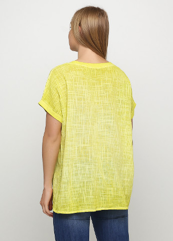 Желтая летняя блуза Made in Italy