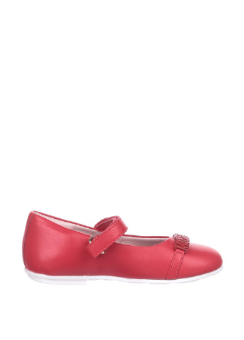 Красные туфли на низком каблуке Moschino
