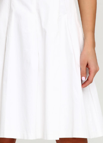 Белое кэжуал платье Ralph Lauren однотонное