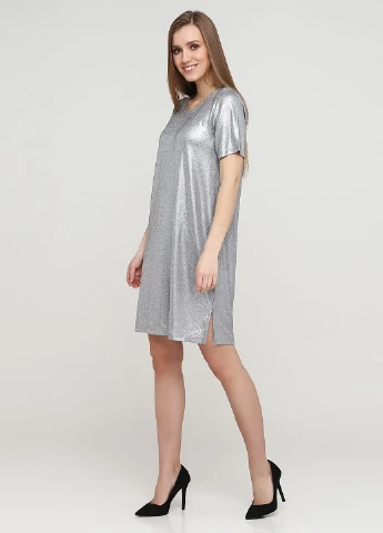 Серое кэжуал платье Monki однотонное