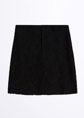 Черная кэжуал однотонная юбка Gina Tricot