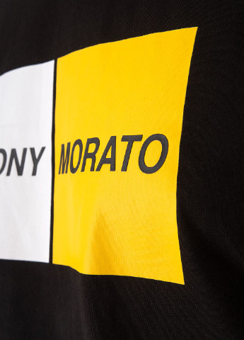 Чорна футболка чоловіча Antony Morato