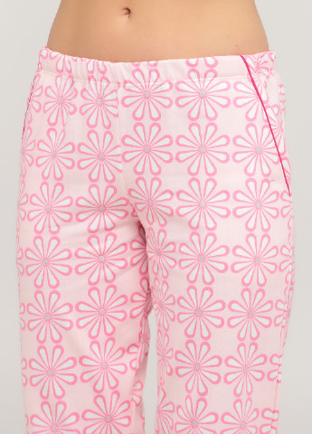 Рожева всесезон піжама (сорочка, штани, маска) рубашка + брюки Lucci